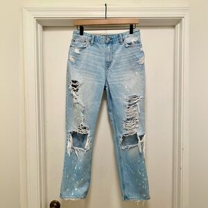 Abercrombie & Fitch Jeans Womens Size 6 28 Annie High Rise Girlfriend distressed